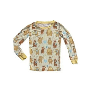 Little Sleepies Pajama Top Bear Print, 2T